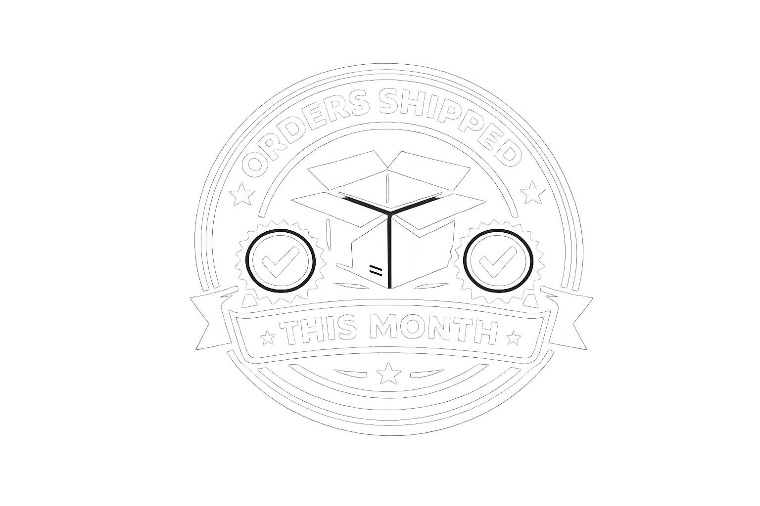 2,847 orders shipped this month