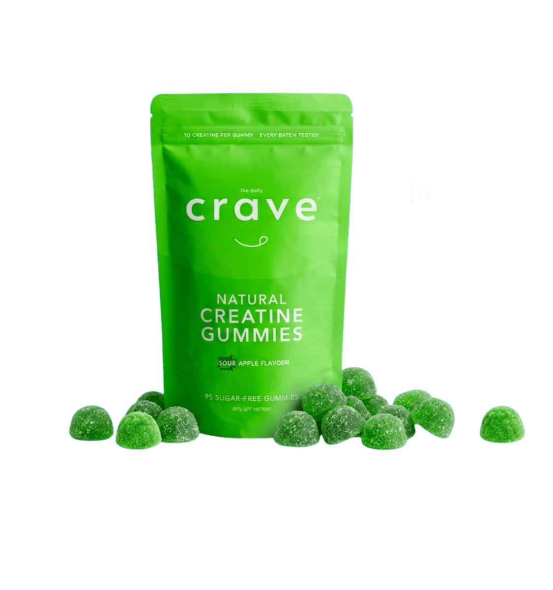 Sour Apple Creatine Gummies - The Daily Crave Creatine