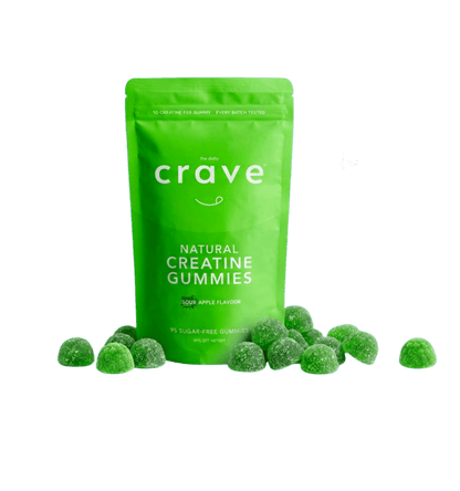 Sour Apple Creatine Gummies - The Daily Crave Creatine