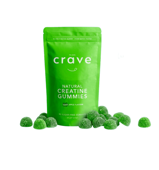 Sour Apple Creatine Gummies - The Daily Crave Creatine
